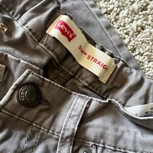 Gray Straight-Leg Levi’s, youth size 12 26x26